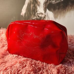 Cosmetic cute red makeup bag